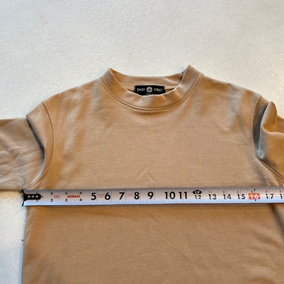 size Small Tall Tan Tshirt Dress - Picture 3 of 3
